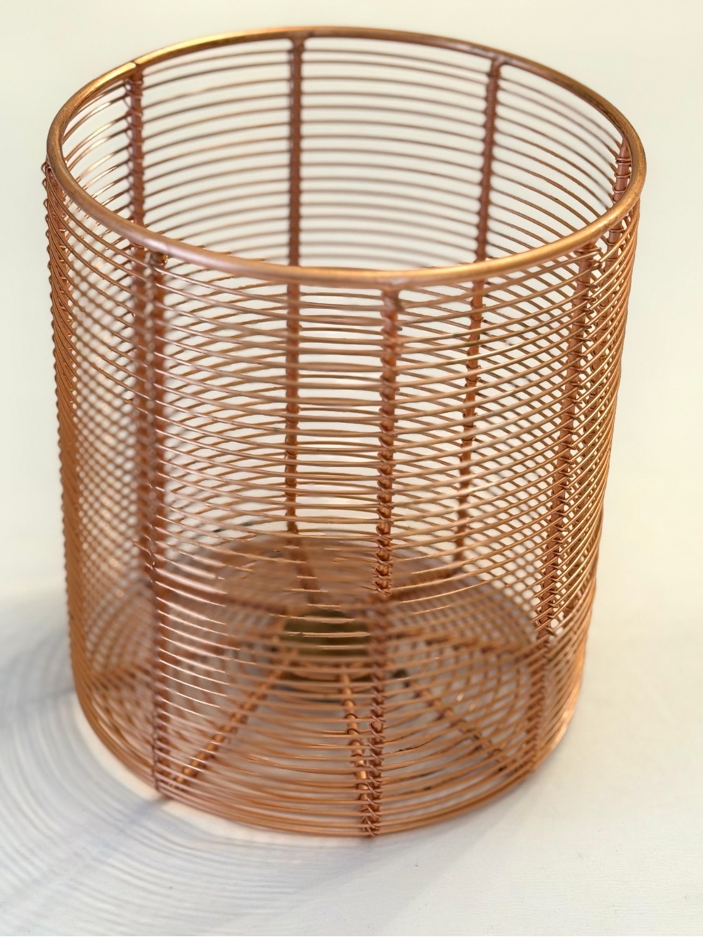 Anthropologie Copper Wire Utensil Holder